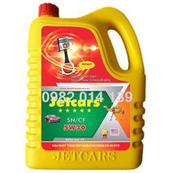 NHỚT ĐỘNG CƠ Ô TÔ JETCARS 5W30/ 4L
