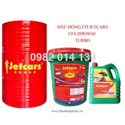 NHỚT ĐỘNG CƠ JETCARS CF4 TURBO 20W50/ 200 Lít