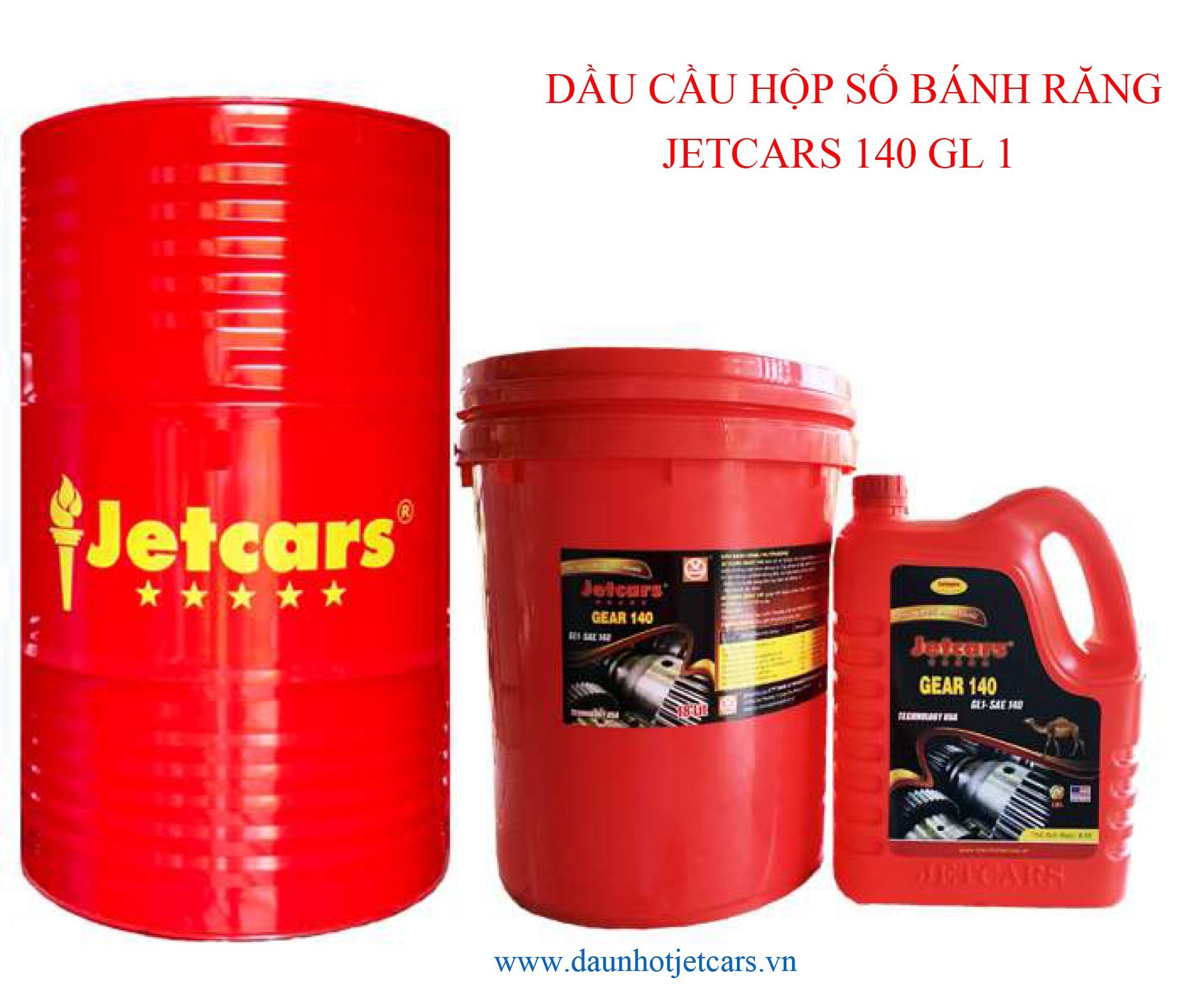 DẦU HỘP SỐ JETCARS GEAR 140 GL1/ 18 LÍT