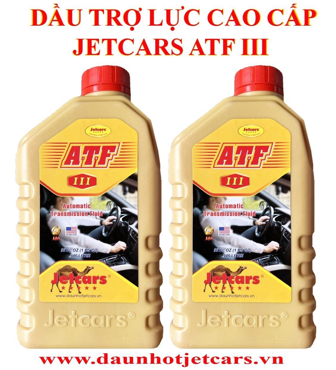 DẦU HỘP SỐ TỰ ĐỘNG JETCARS ATF III/ 946ML