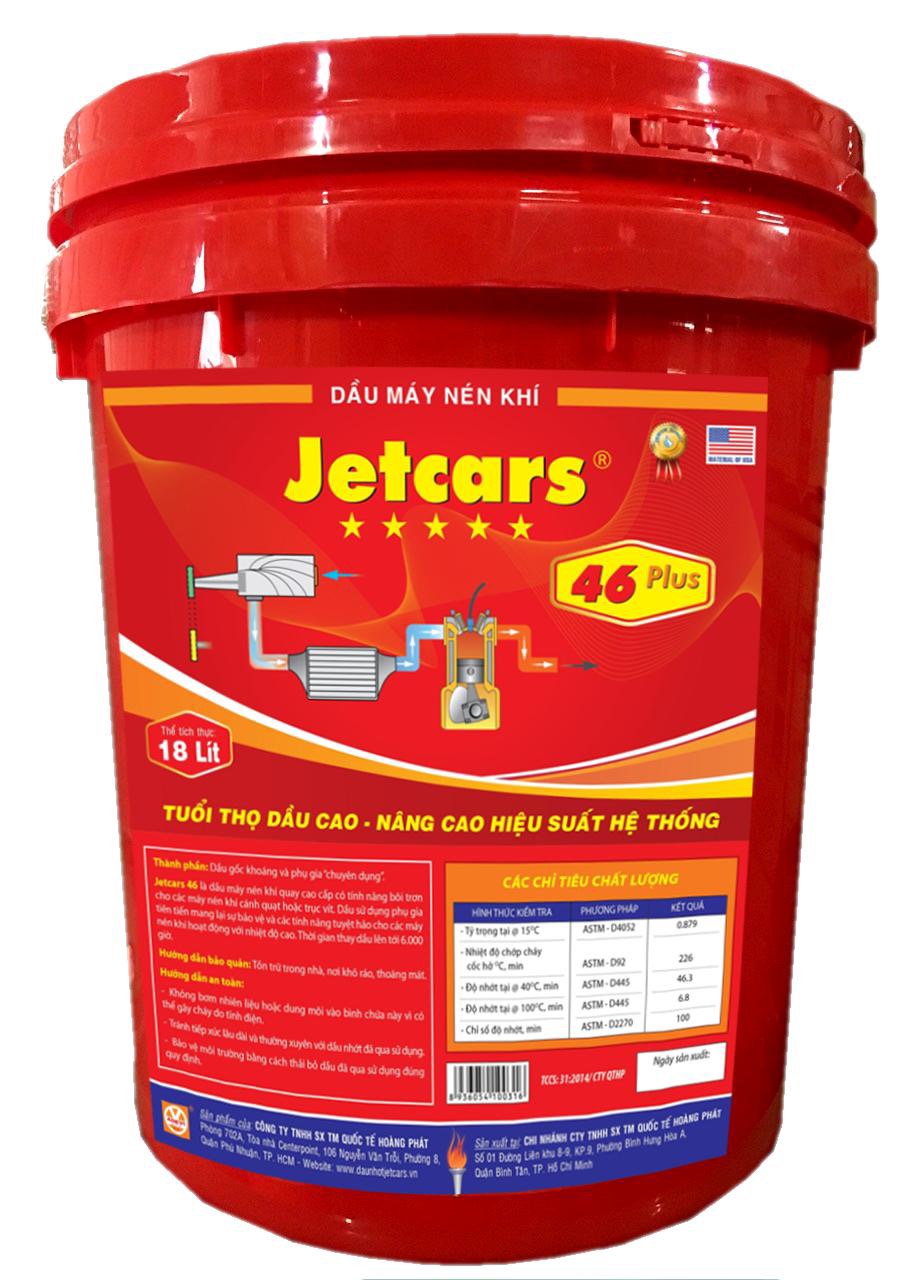 DẦU MÁY NÉN KHÍ JETCARS 46/ Xô 18L