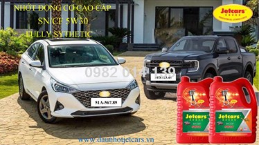 NHỚT ĐỘNG CƠ Ô TÔ JETCARS 5W30/ 4L