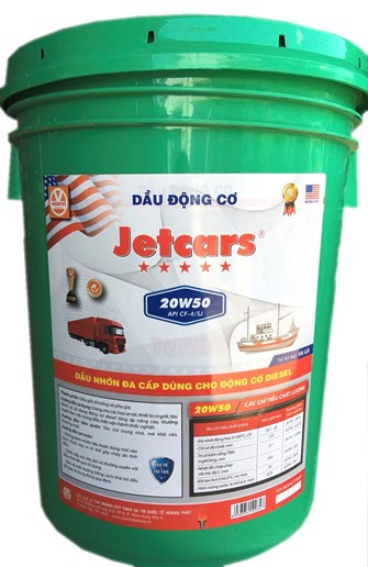 Dầu Động Cơ JETCARS CF4 20W 50 / 18Lít