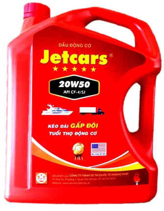 Dầu Động Cơ JETCARS CF4 20W50/ 4Lít