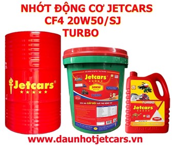 Dầu Động Cơ TURBO JETCARS 20W50/ CF4 -18Lít