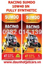 NHỚT 4T SUMDO 10W40 RACING/ 0,8L