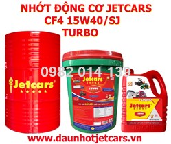 NHỚT ĐỘNG CƠ JETCARS CF4 TURBO 15W40/ 18 Lít