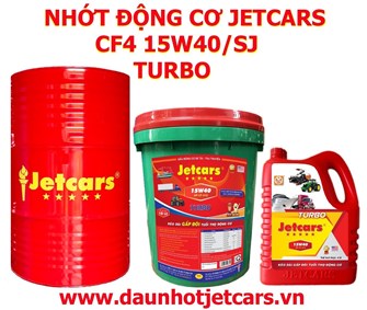 NHỚT ĐỘNG CƠ JETCARS CF4 TURBO 15W40/ 18 Lít