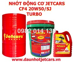 NHỚT ĐỘNG CƠ JETCARS CF4 TURBO 20W50/ 200 Lít