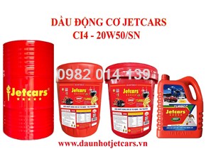 NHỚT ĐỘNG CƠ JETCARS CI4 SN 20W50/ 18L 