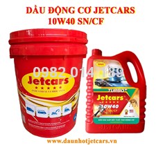 NHỚT ĐỘNG CƠ JETCARS SN/CF 10W40/ 18 Lít