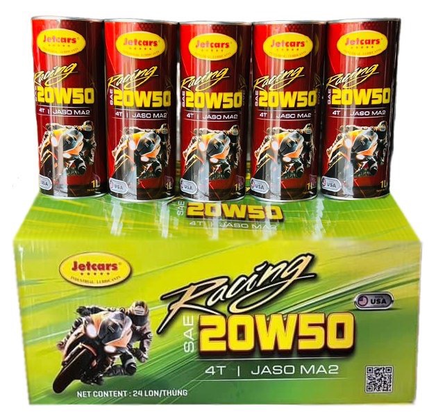 NHỚT RACING 4T JETCARS 20W50 SM/ 1L