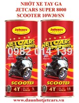 NHỚT XE TAY GA JETCARS 10W30 SN/ 0,8L