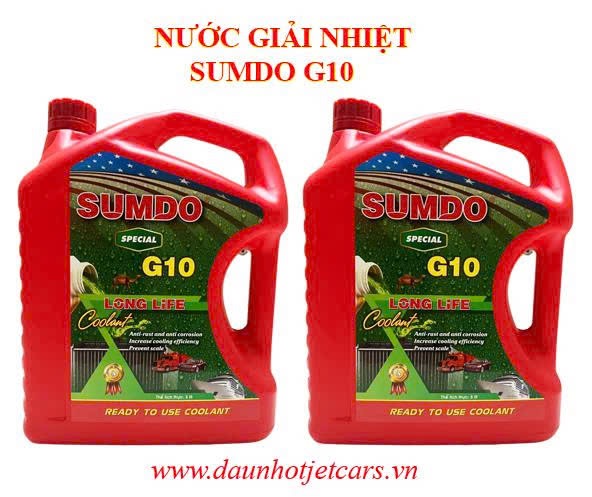 NƯỚC GIẢI NHIỆT G10 SUMDO ĐỎ 5L