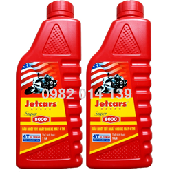 Nhớt 4T JETCARS 8000 10W 40/ 1L