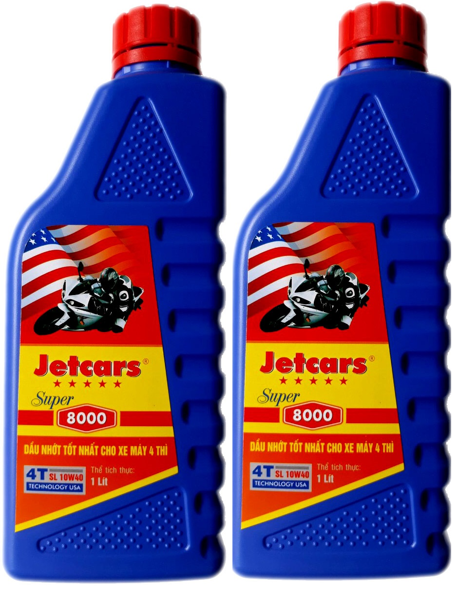 Nhớt 4T JETCARS 8000 10W 40/ 1L