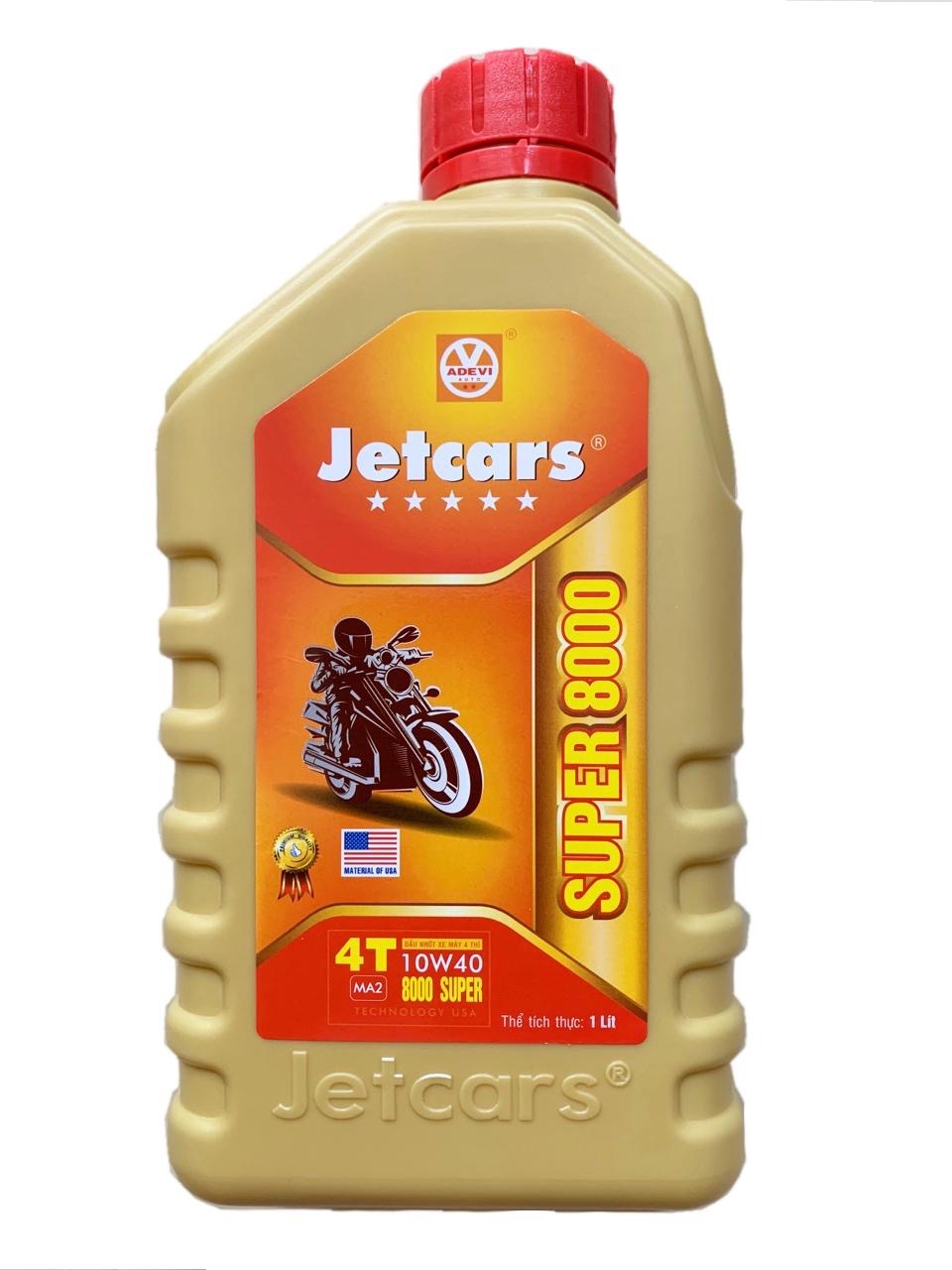 Nhớt 4T JETCARS 8000 10W 40/ 1L