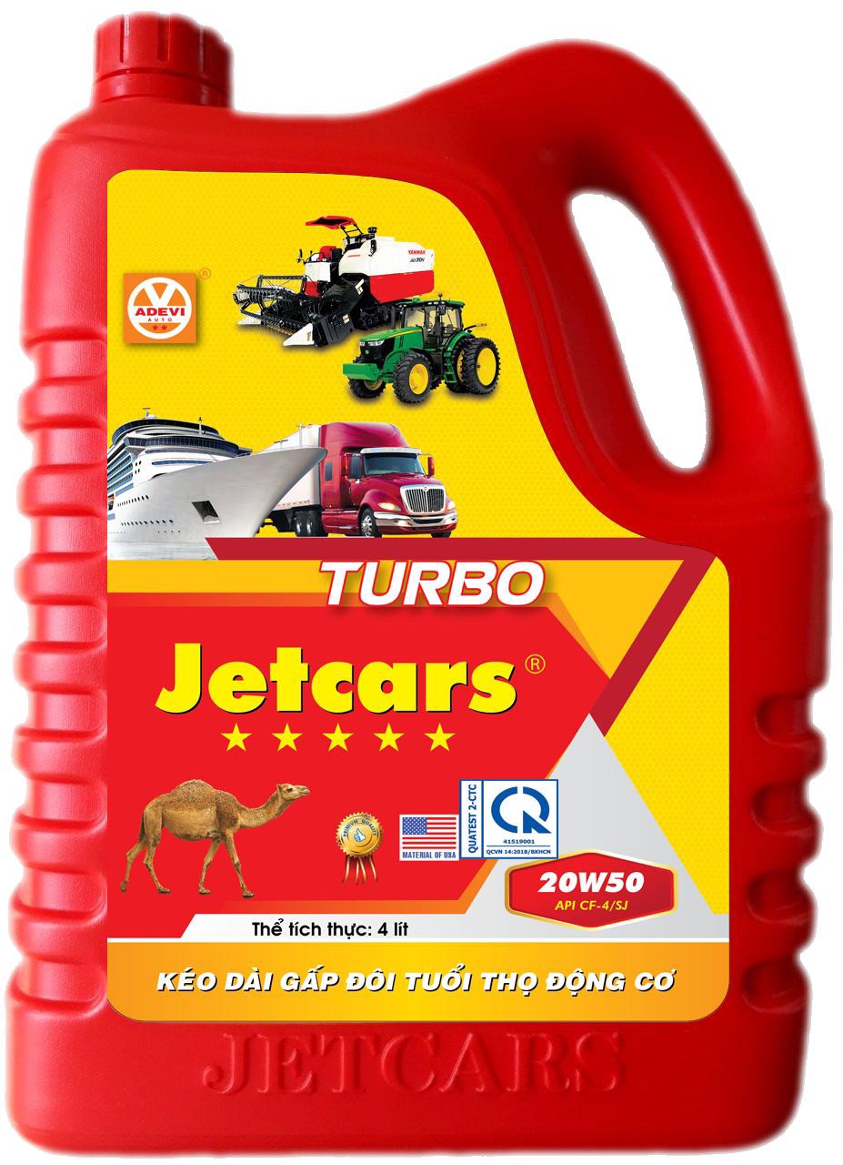 Nhớt Động Cơ JETCARS CF4 20W50/ 4Lít