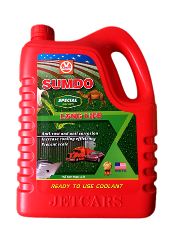 Nước làm mát động cơ ĐỎ ĐẬM ĐẶC SUMDO  - 4L